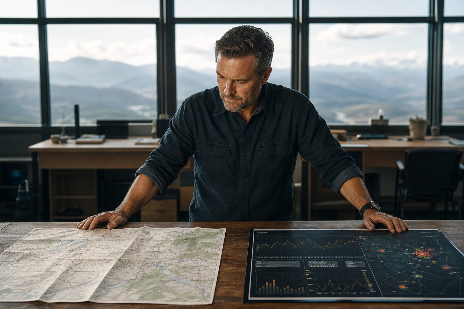 Maps and charts have different update cycles