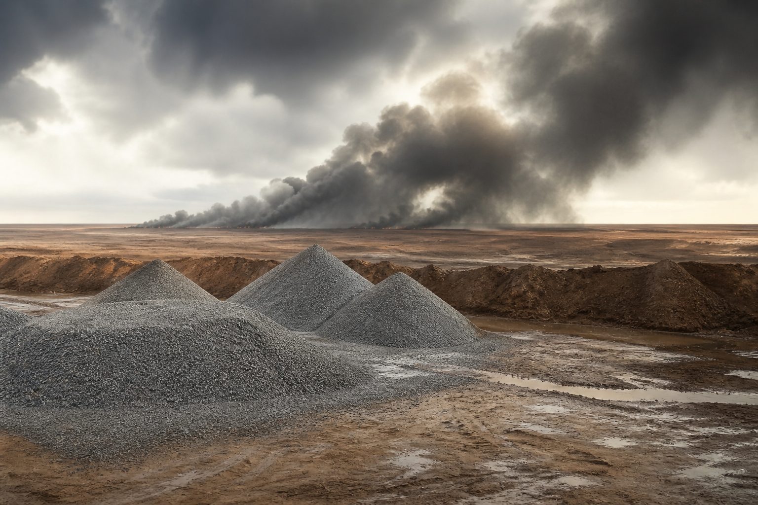 How much cover do stockpiles and buffers really give?